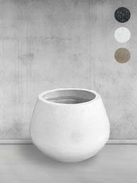 倒翁型盆(水磨石盆)