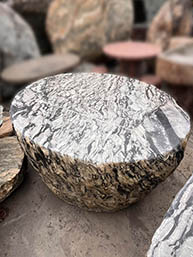 九龍壁圓桌-石桌椅組